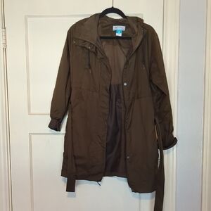 Columbia Olive Green Rain Jacket